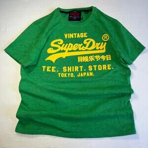 Green and yellow vintage superdry